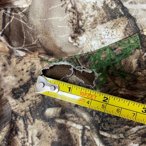 Men's Realtree Edge Camouflage Hooded Hunting Jacket 3xl Scent-Factor - Picture 11 of 12